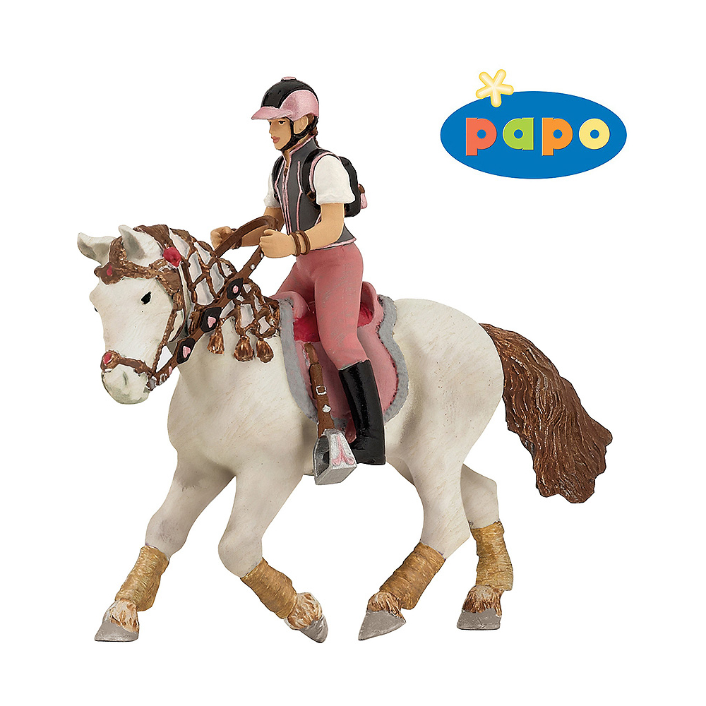 Papo Young trendy riding girl