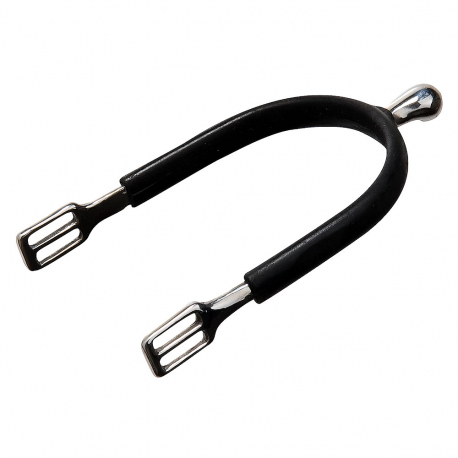 Éperons Feeling Polo inox gainé caoutchouc Éperons Feeling Polo inox gainé caoutchouc