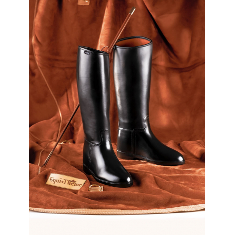 synthetic riding boots
