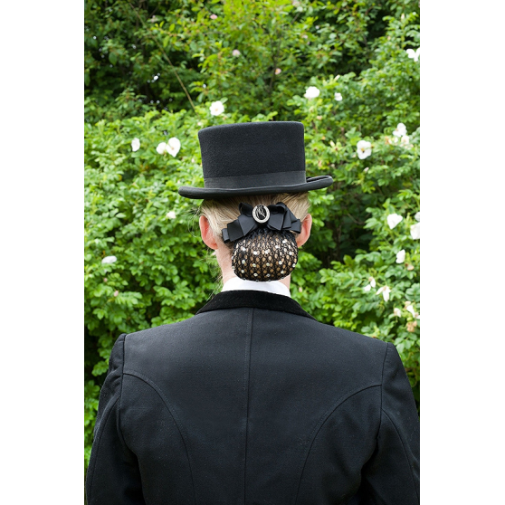 Résille cheveux avec pierres et broche Résille cheveux avec pierres et broche