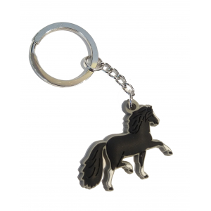 Soft pony shaped keyring