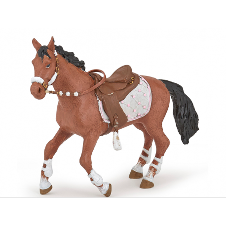Cheval cavaliere fashion hiver Papo Cheval cavaliere fashion hiver Papo