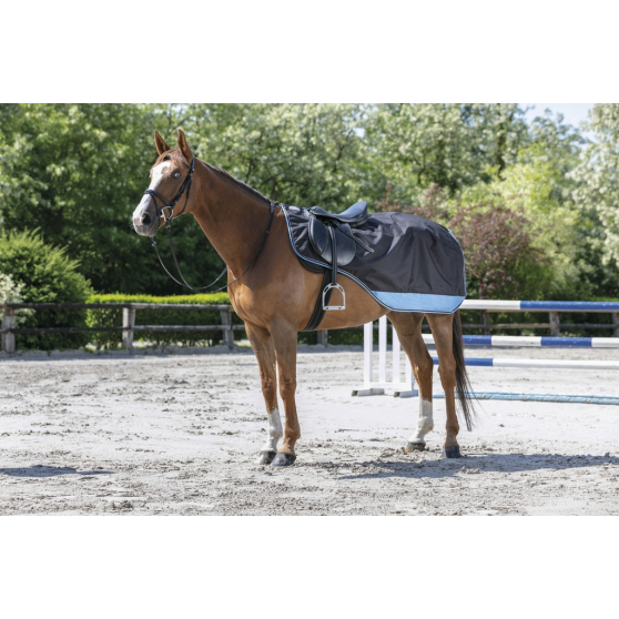 Couvre-reins EQUITHÈME Tyrex 600D doublé polaire Couvre-reins EQUITHÈME Tyrex 600D doublé polaire