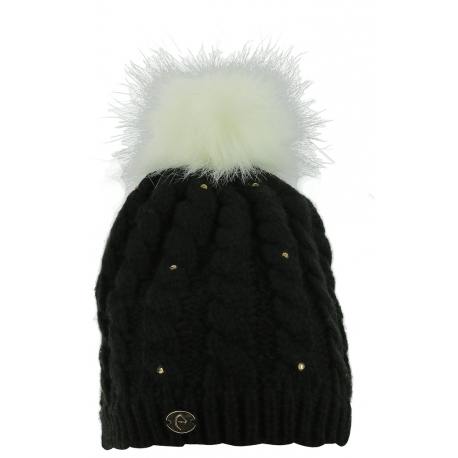 glitter bobble hat