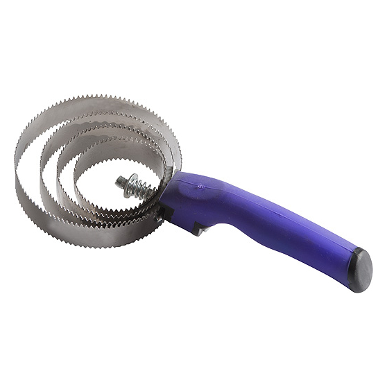 Hippo-Tonic Round metallic currycomb with soft handle