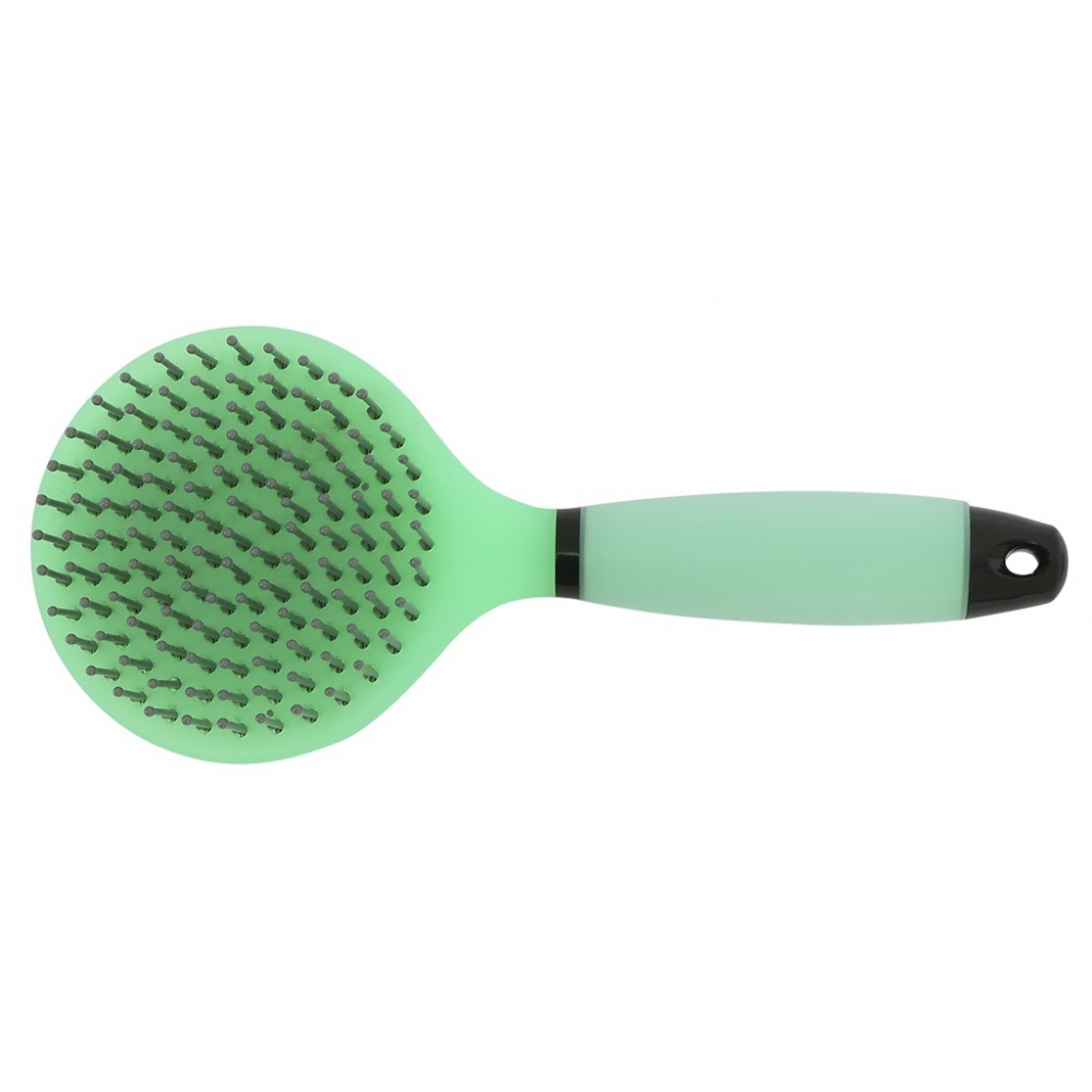 Brosse à Crinière HIPPO-TONIC Avec Gel - Démêlage Efficace Pour Chevaux - Poignée Confortable