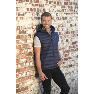 EQUITHÈME Padded Waistcoat with hood - Men