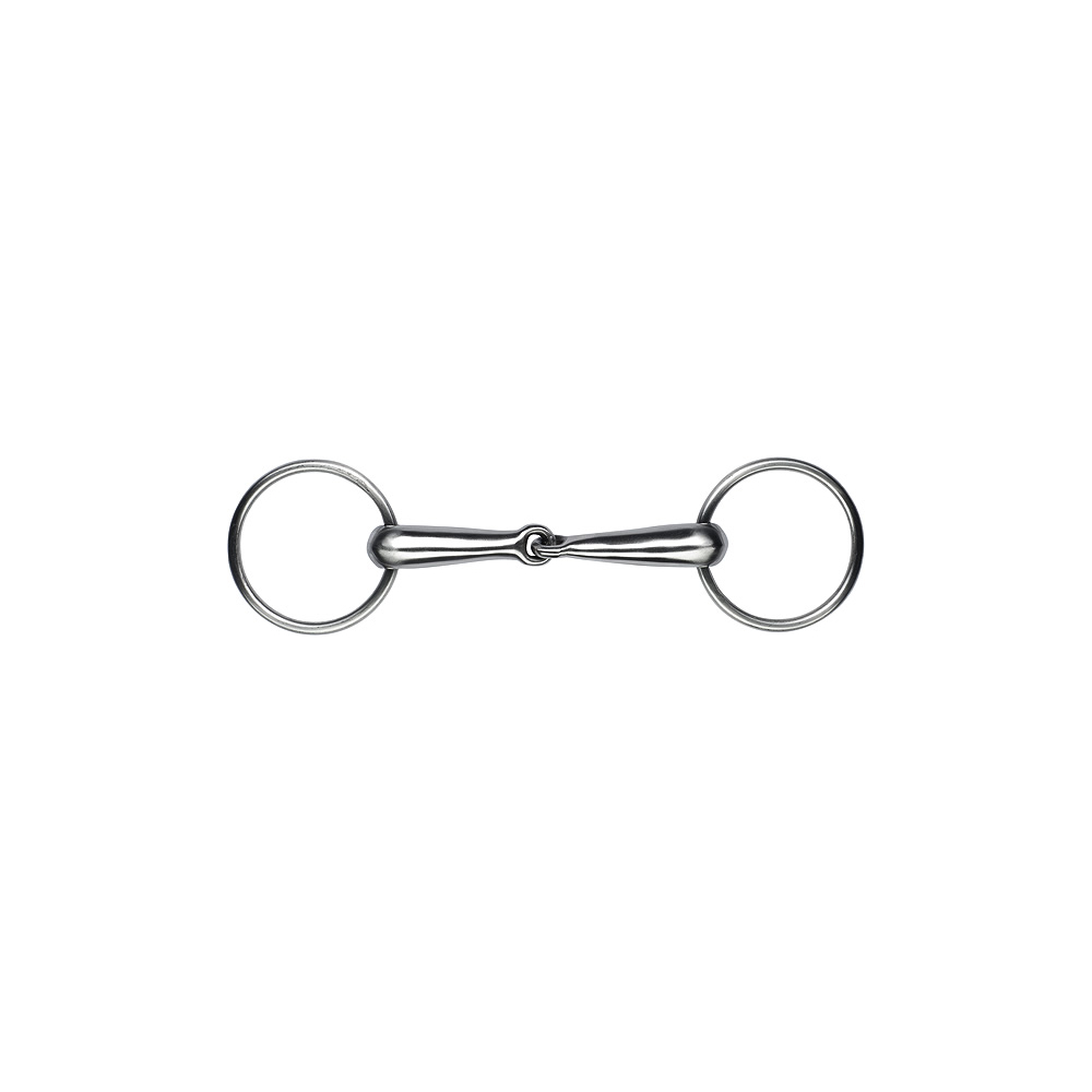Feeling Satin finish stainless steel hollow loose ring snaffle