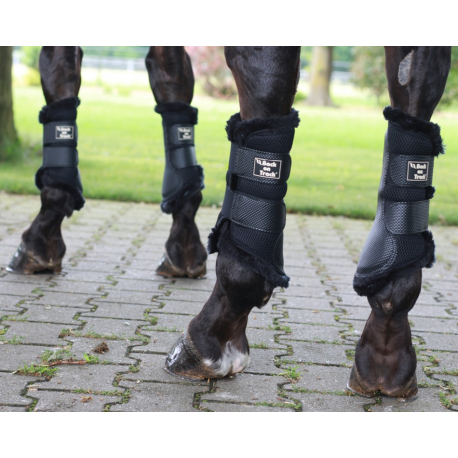 Guêtres Back on Track® 3D Mesh, doublées mouton Guêtres Back on Track® 3D Mesh, doublées mouton