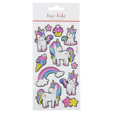 Stickers Equi-Kids Relief Licorne Star Stickers Equi-Kids Relief Licorne Star