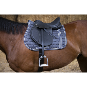 Eric Thomas Fitter grained leather Jumping saddle
