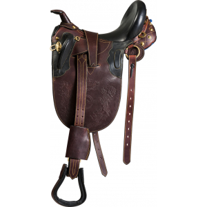 Stock saddle, stitched,...