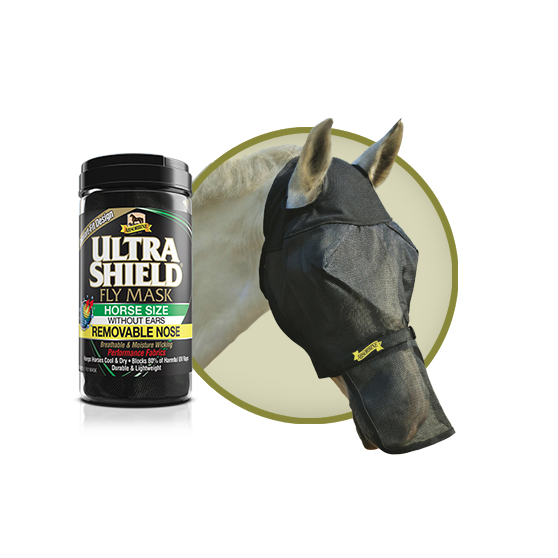 Absorbine Ultrashield Flymask without ears and nose guard