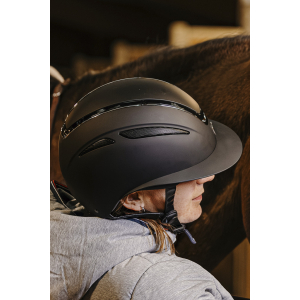EQUITHÈME Agris Matte Helmet with Glossy Trim