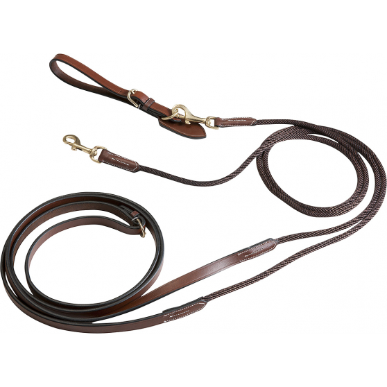 Éric Thomas Pro leather/rope draw reins - draw reins - PADD