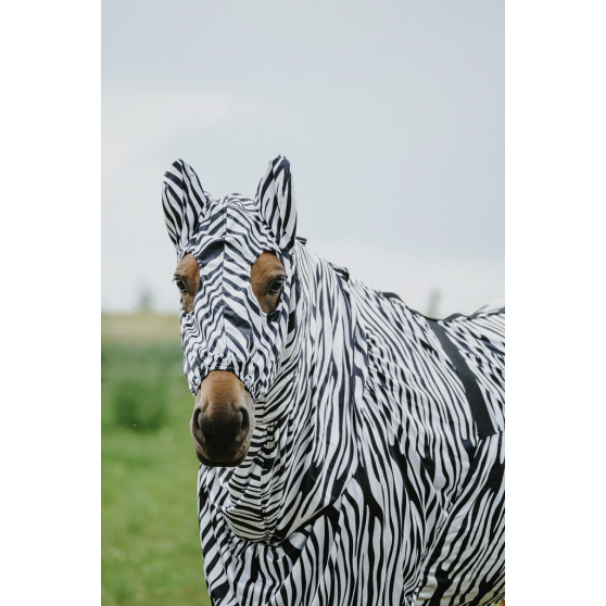 Bonnet Riding World Anti-eczéma zèbre