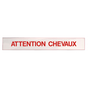 Sticker - Attention Chevaux