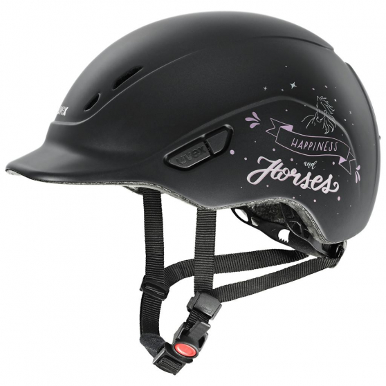 Casque Uvex Kidoxx mat Happiness & Horses