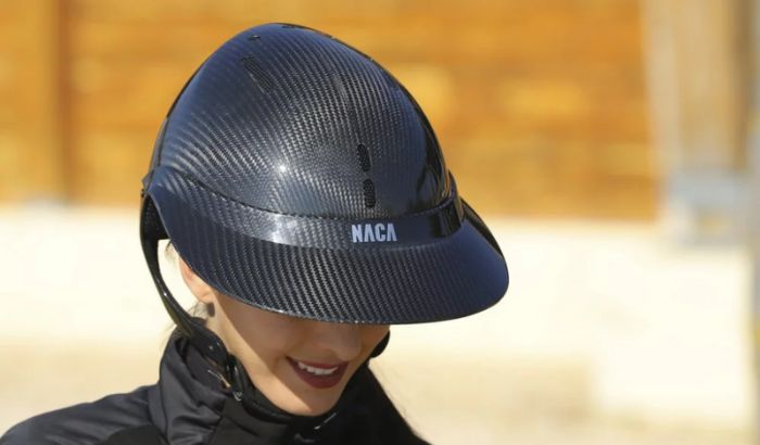 Helmets on padd-horsetack